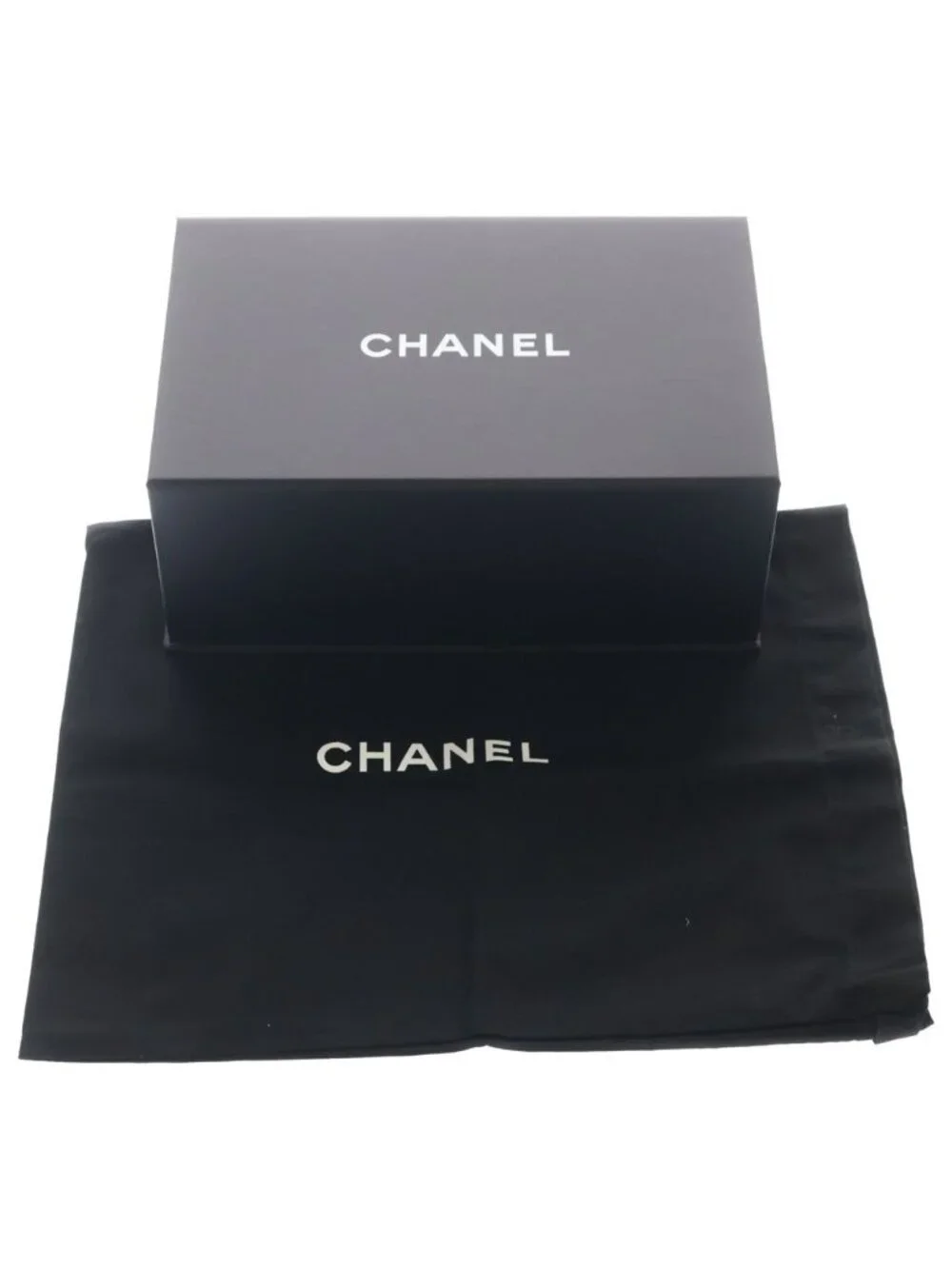 Chanel Mini Quilted CC Logo Heart Charm Chain Shoulder Gold Lambskin Black